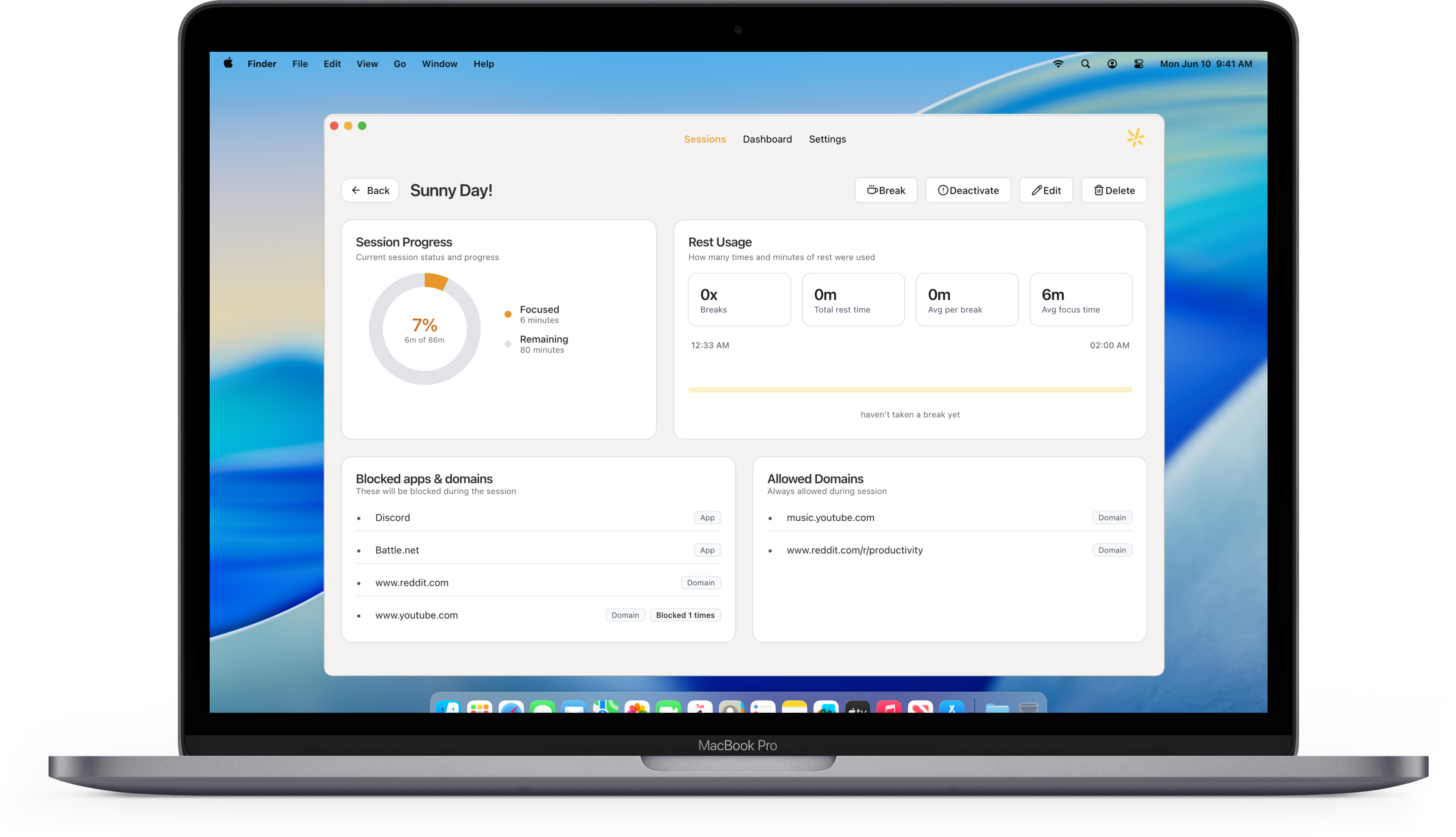 Sunny Brain App Preview